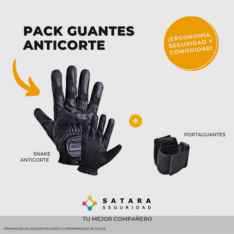 PACK GUANTES ANTICORTE SNAKE